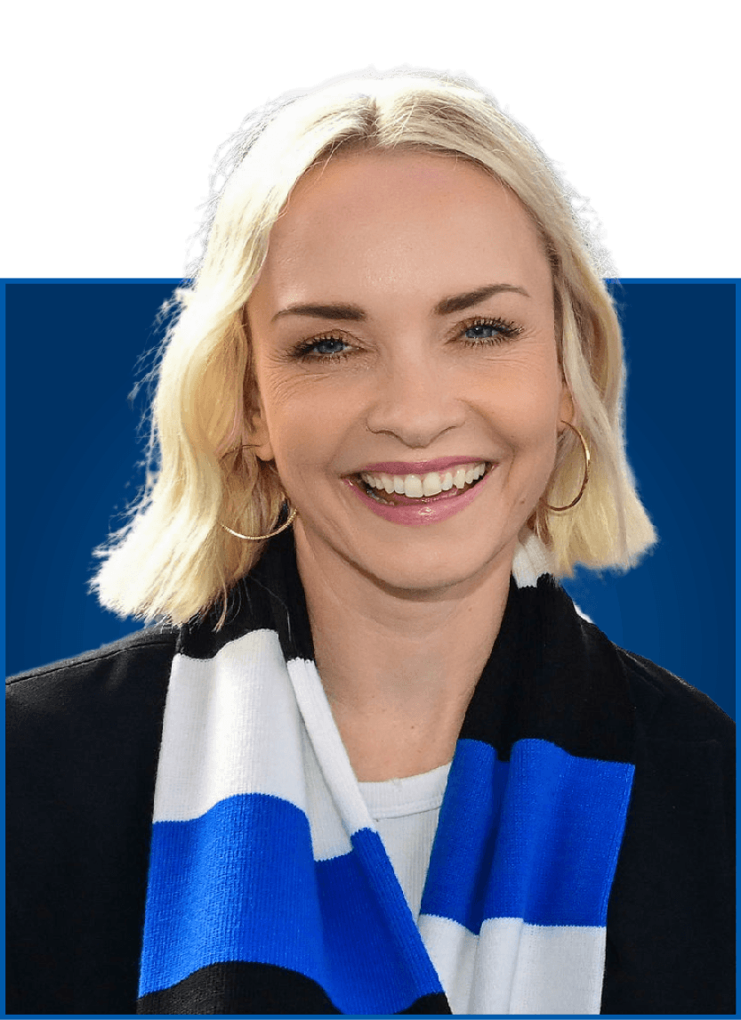 Janin Ullmann, Moderatorin, Schauspielerin, Synchronsprecherin, Gründungsmitglied